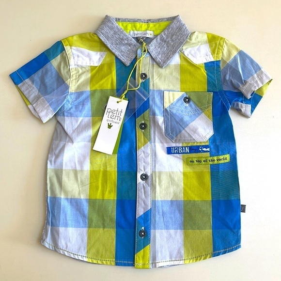 ❤️ 🆕 PETITLEM Urban Boys Short Size 9M - Picture 2 of 5